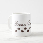 Bean-Zähler Kaffeetasse (Vorderseite Links)