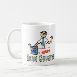 Bean-Zähler Kaffeetasse