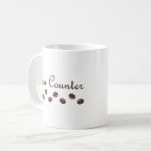 Bean-Zähler Kaffeetasse (Vorderseite Links)