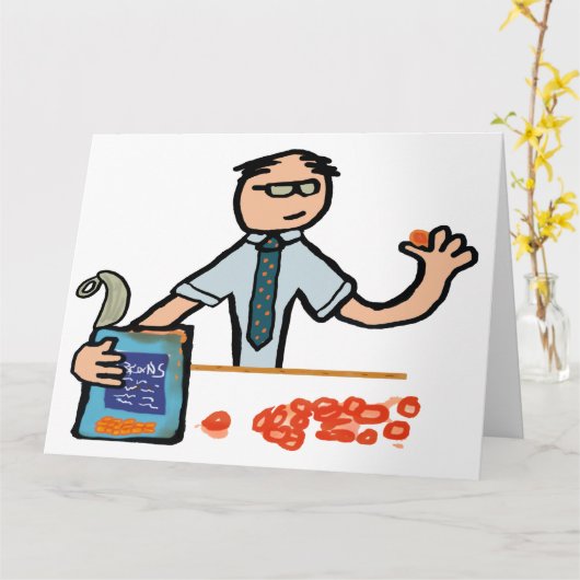 Bean-Zähler Karte (Gelbe Blume)