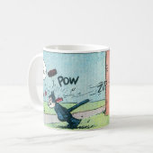 "Beaned by a Brick" Wrap-Around-Bild Tasse (Vorderseite Links)