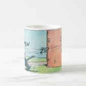 "Beaned by a Brick" Wrap-Around-Bild Tasse (Mittel)