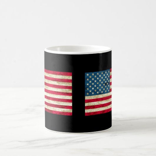 Beängstigend amerikanische Flagge Ameriana Patriot Kaffeetasse (Mittel)