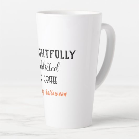 beängstigend auf Kaffeehaus angewiesen Milchtasse (Rechte Ecke)