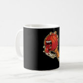 Beängstigend Basketball Kaffeetasse (Vorderseite Links)