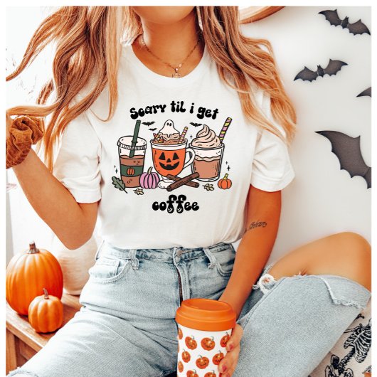 Beängstigend, bis ich Kaffehaus kriege T-Shirt