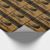 Beängstigend Black Raven Halloween Geschenkpapier (Ecke)