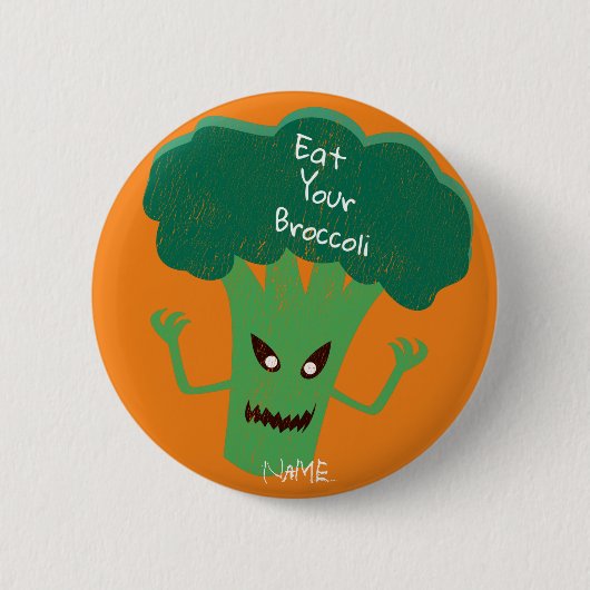 Beängstigend Broccoli Thunder_Cove Button (Vorderseite)