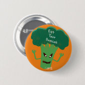 Beängstigend Broccoli Thunder_Cove Button (Vorne & Hinten)
