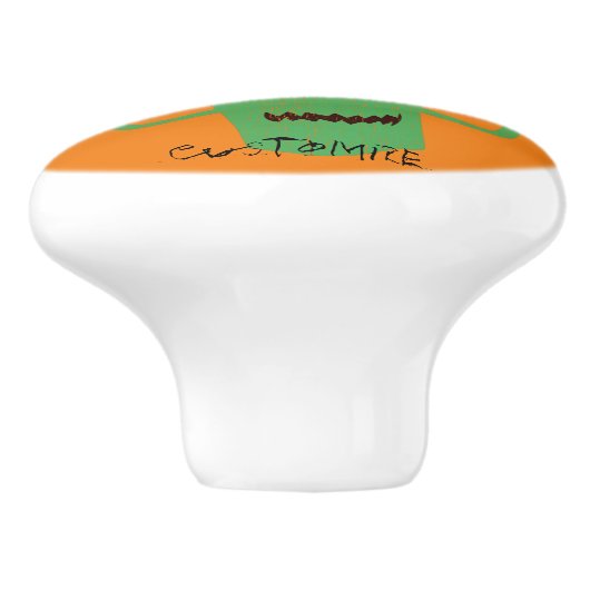 Beängstigend Broccoli Thunder_Cove Keramikknauf (Seitenansicht)