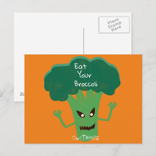 Beängstigend Broccoli Thunder_Cove Postkarte (Vorne/Hinten)