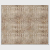 Beängstigend Brown Harlequin Geschenkpapier (Flach)