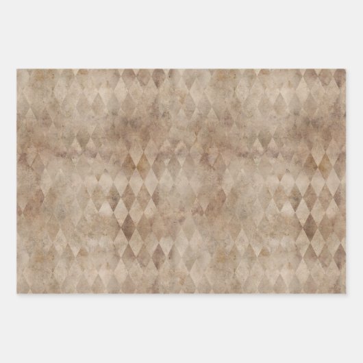 Beängstigend Brown Harlequin Geschenkpapier Set (Vorderseite)