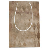 Beängstigend Brown Harlequin Mittlere Geschenktüte (Vorderseite)