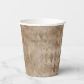 Beängstigend Brown Harlequin Pappbecher (Rückseite)