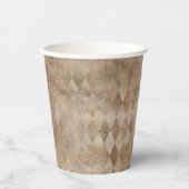 Beängstigend Brown Harlequin Pappbecher (Vorderseite)