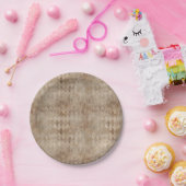 Beängstigend Brown Harlequin Pappteller (Party)