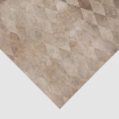 Beängstigend Brown Harlequin Seidenpapier (Detail)