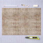 Beängstigend Brown Harlequin Seidenpapier (Handwerk)