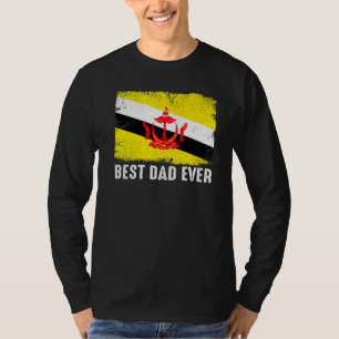 Beängstigend Brunei Flag Bester Vater je patriotis T-Shirt