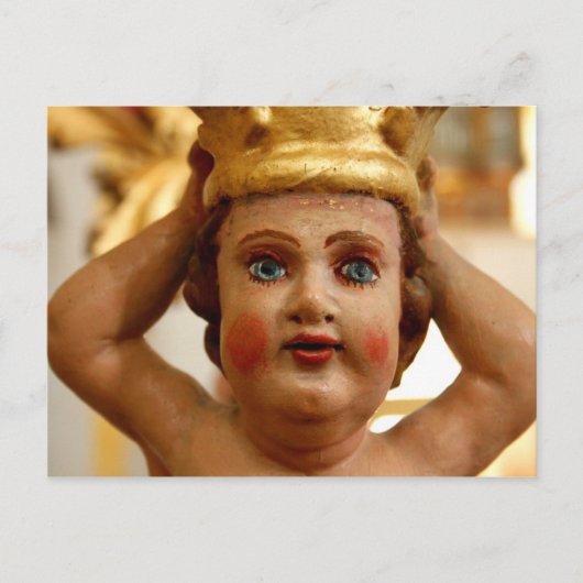 Beängstigend Cherub, Svetina, Slowenien Postkarte (Vorderseite)