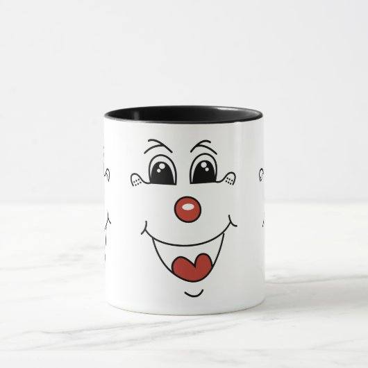 Beängstigend-Clown-Combo-Tasse Tasse (Zentrum)