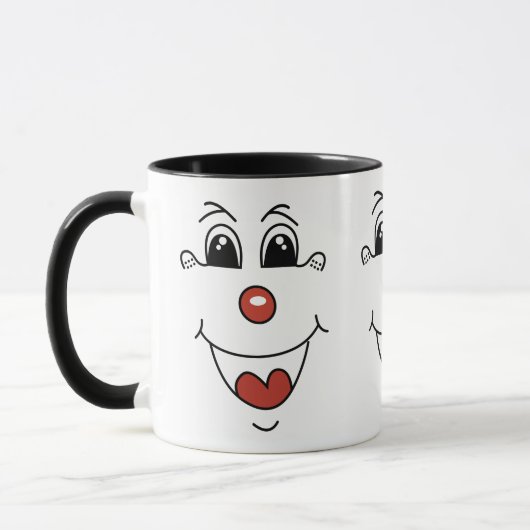 Beängstigend-Clown-Combo-Tasse Tasse (Links)