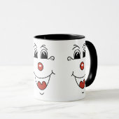 Beängstigend-Clown-Combo-Tasse Tasse (VorderseiteRechts)