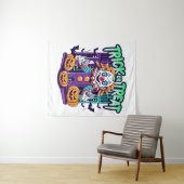 Beängstigend Clown Halloween Wandteppich (Beispiel (Horizontal))