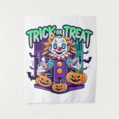 Beängstigend Clown Halloween Wandteppich (Vorderseite)
