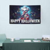 Beängstigend Clown Happy Halloween Banner (Messeveranstaltung)