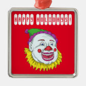 Beängstigend Clown Horror Creepy Ornament Aus Metall (Vorne)
