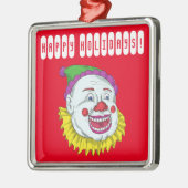Beängstigend Clown Horror Creepy Ornament Aus Metall (Links)