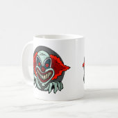 Beängstigend Clown Kaffeetasse (Vorderseite Links)