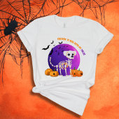 Beängstigend Collie Halloween Full Moon T - Shirt