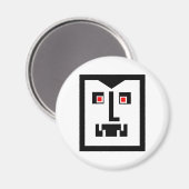 Beängstigend Cyborg Vampire Bot Magnet (Vorderseite/Rückseite)