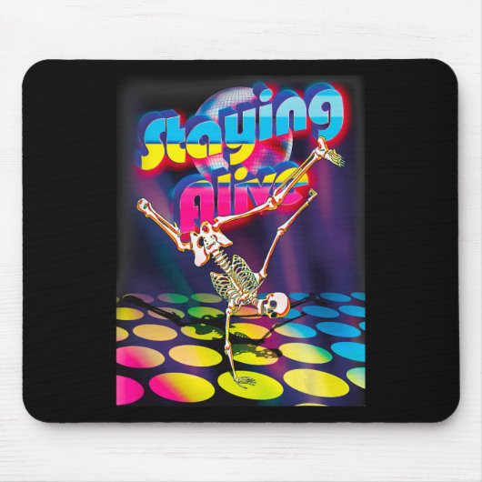 Beängstigend Death Gingerbrot Man zu Halloween Mousepad (Vorne)