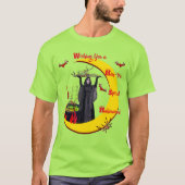 Beängstigend Dinge Grüner Halloween Unisex T - Shi T-Shirt (Vorderseite)
