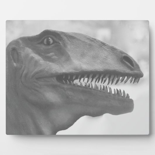 Beängstigend Dinosaurier Fotoplatte (Vorderseite)