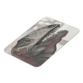 Beängstigend Dinosaurier Magnet (Linke Seite)