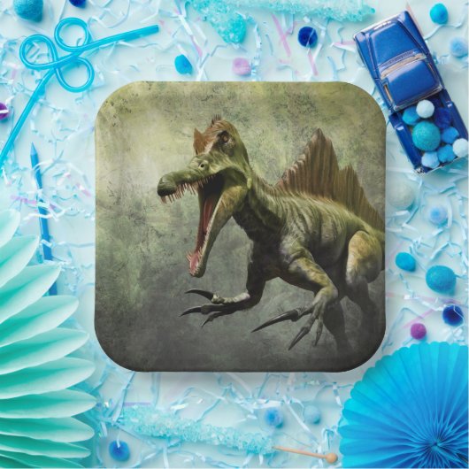 Beängstigend Dinosaurier Pappteller (Party)