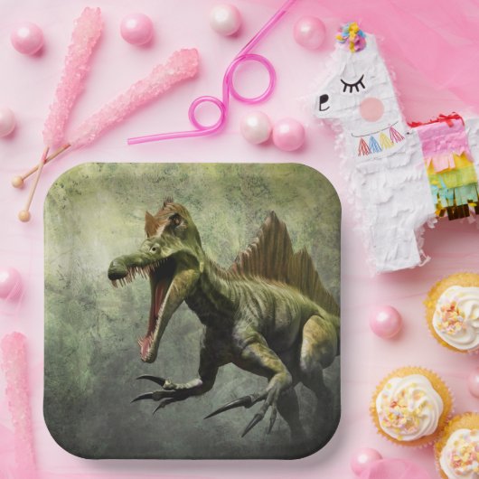 Beängstigend Dinosaurier Pappteller (Party)