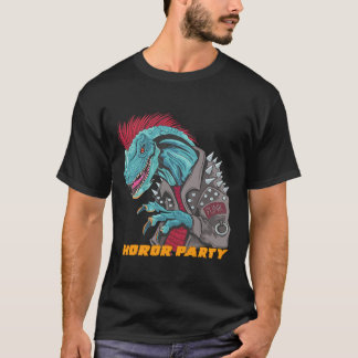 Beängstigend Dinosaurier T rex Größtes Gesicht Hor T-Shirt