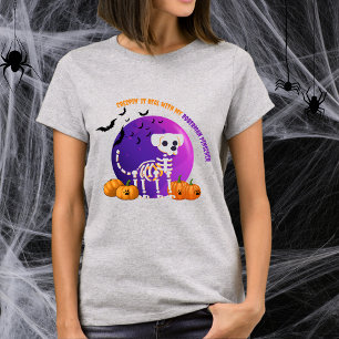 Beängstigend Doberman Pinscher Halloween Full Moon T-Shirt