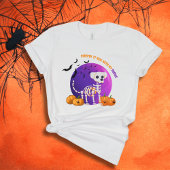 Beängstigend Doodle Halloween Vollmond T - Shirt