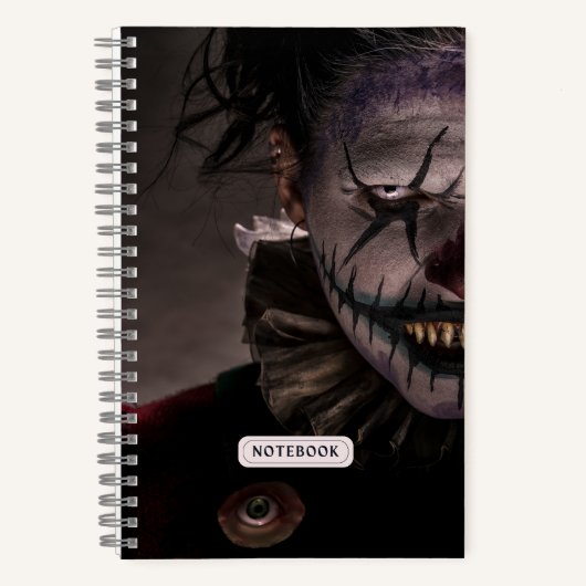 Beängstigend Evil Clown Horror Notizblock (Vorderseite)