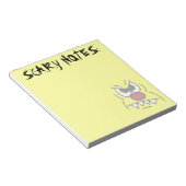 Beängstigend Face Grumpey Notizblock (angewinkelt)