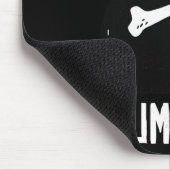 Beängstigend fand ich diese Humerus Cat Black Humo Mousepad (Ecke)