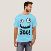 Beängstigend Fanny Face Boo Halloween T-Shirt (Vorne ganz)