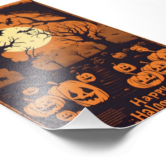 Beängstigend Fotodruck (Ecke)